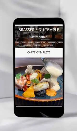 Votre fiche restaurant et menu sur SuggPro