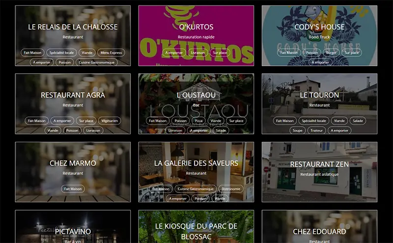 Découvrez les site web pour restaurant créés par SuggPro
